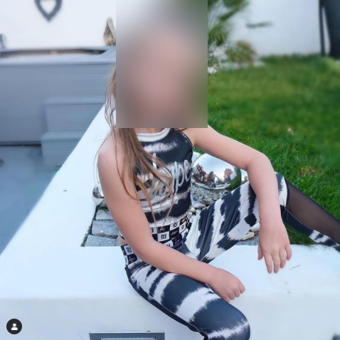 Image of River Island matching kids leggings crop top set called 'inappropriate' by some in Facebook debate