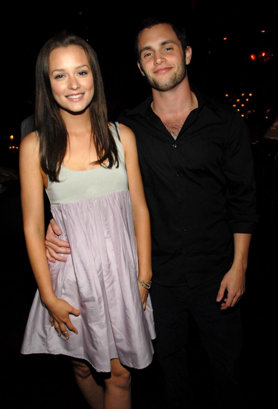 Penn Badgley and Leighton Meester Gossip Girl Upfronts 2007