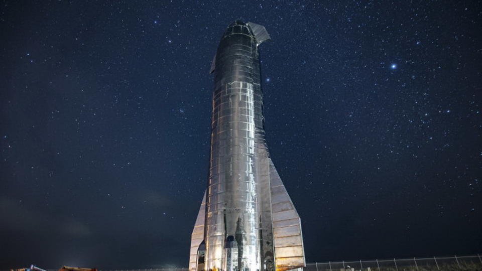 圖／照片中這型號為Starship Mk1的原型火箭，在日前預定的低溫壓力測試中發生爆炸。