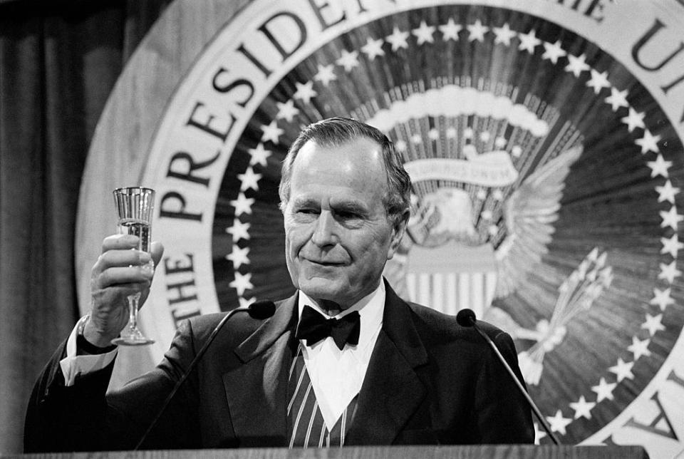 <p>A look back at the 41st president's remarkable life-from the baseball field to the battlefield to the White House.</p>