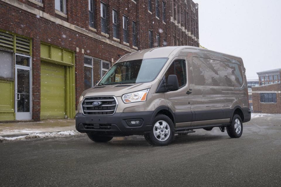 2021 ford transit front