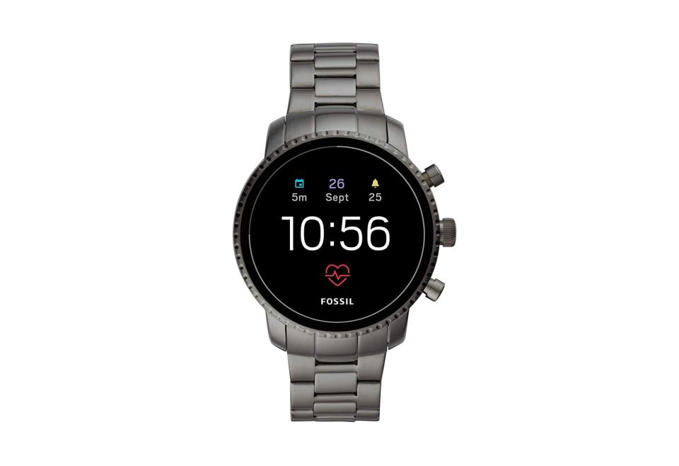 Fossil Men's Gen 4 Explorist HR Stainless Steel Touchscreen Smartwatch. (Photo: Amazon)