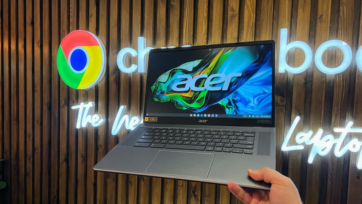  An image of the Acer Chromebook Plus 514. 