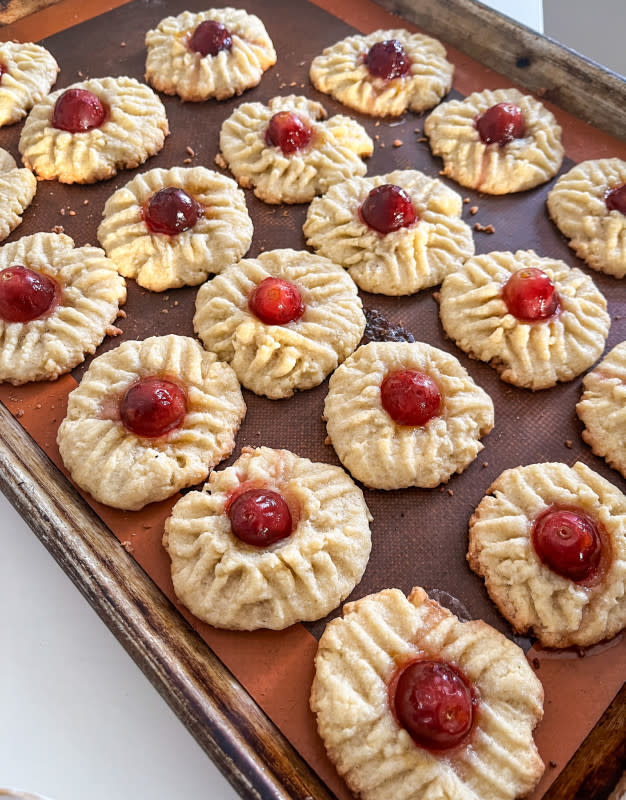 Tray of 1,300-year-old ancient tomb cookies<p>Courtesy of Jessica Wrubel</p>