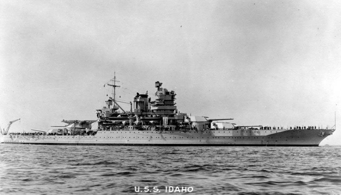 The last Naval ship with the name USS Idaho was a battleship, nicknamed “The Big Spud,” which was commissioned in 1919 and served through some of the biggest battles in World War II.