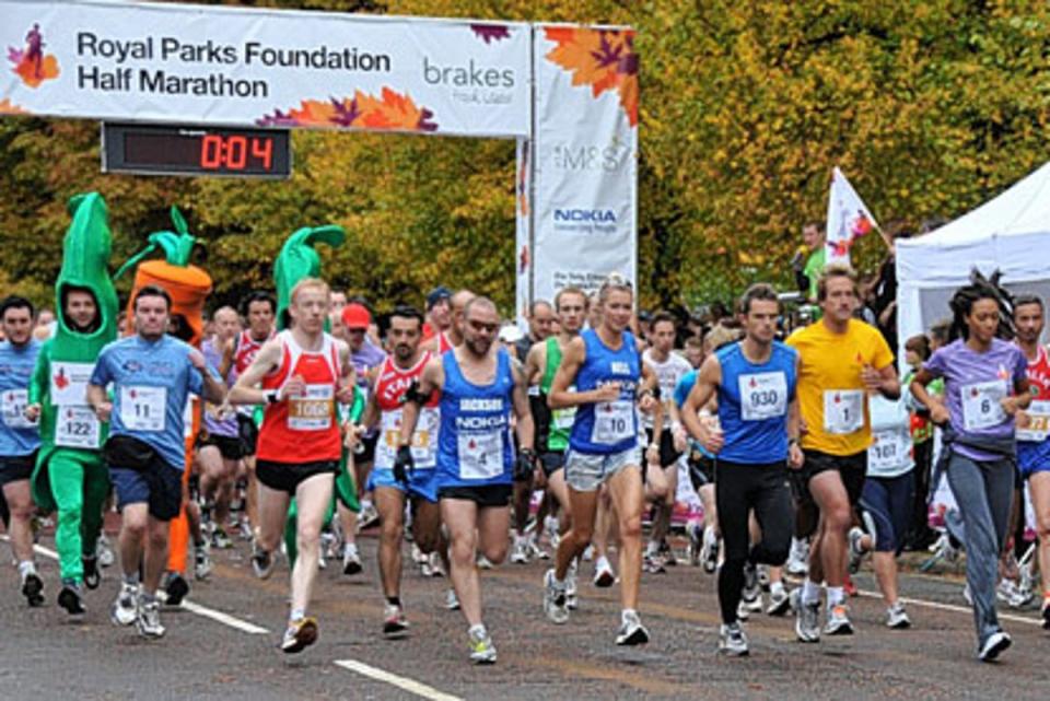 The Royal Parks Half Marathon, introduced two years ago, now attracts 12,000 entrants annually and makes a profit of about £750,000.
