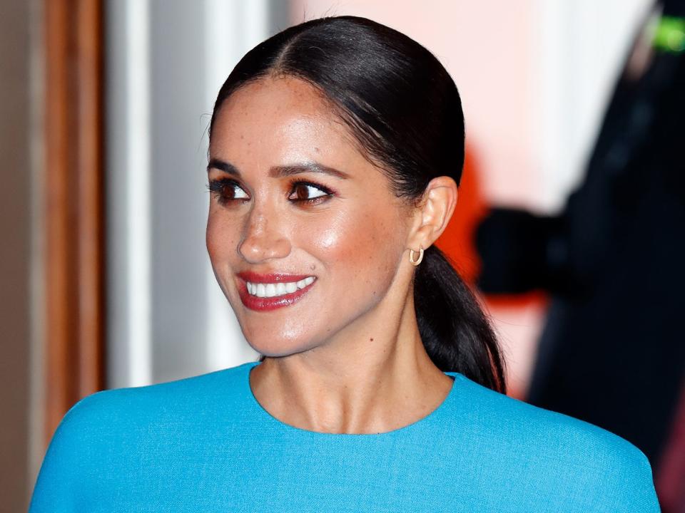 Meghan Markle attends The Endeavour Fund Awards at Mansion House on March 5, 2020 in London, England.