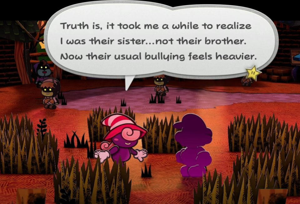 Nintendo restaura identidad trans de Vivian en Paper Mario (imagen vía SuperMarioOOC85, Twitter, X)