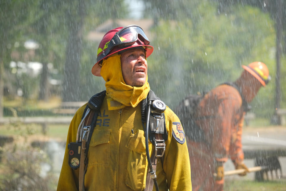 Kevin Alejandro as Manny Perez in CBS’ “Fire Country.” - Credit: CBS