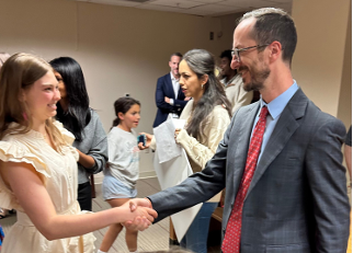 Teens and tweens who participated in Kidizenship SHOW US YOUR NASHVILLE attended the Nov. 7, 2023, Metro Council meeting at Public Square in downtown Nashville, and met elected officials including Mayor Freddie O'Connell.