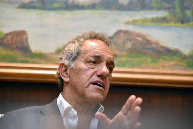 El embajador argentino en Brasil, Daniel Scioli