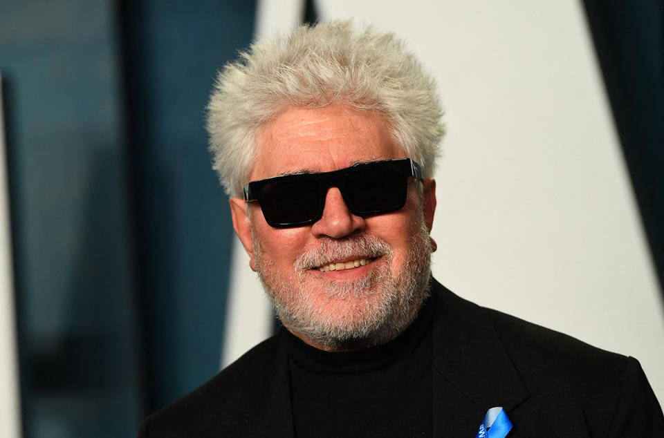 Pedro Almodóvar en la fiesta de Vanity Fair en los Óscar 2022 (Foto: PATRICK T. FALLON/AFP via Getty Images)