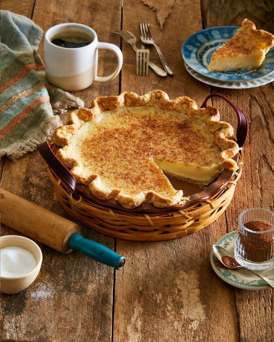 Sugar Cream “Hoosier” Pie