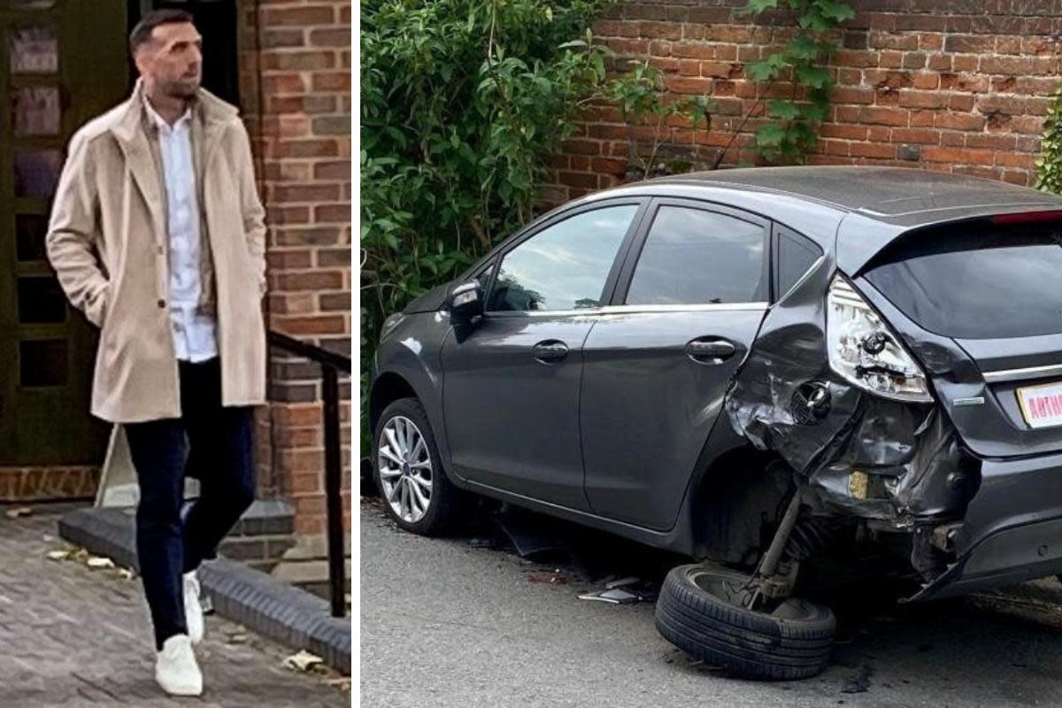 Shane Duffy has been banned from driving after crashing his Range Rover while drunk <i>(Image: SWNS)</i>