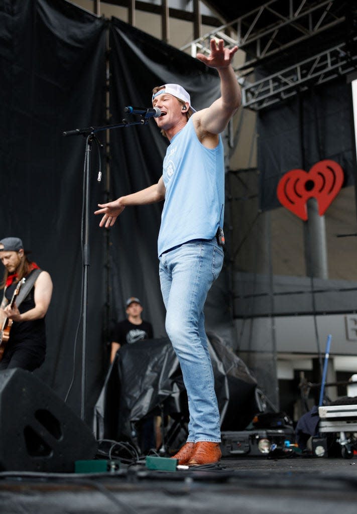 Cooper Alan performs onstage during the Daytime Village at the 2023 iHeartCountry Festival presented by Capital One at Moody Center on May 13, 2023 in Austin, Texas.