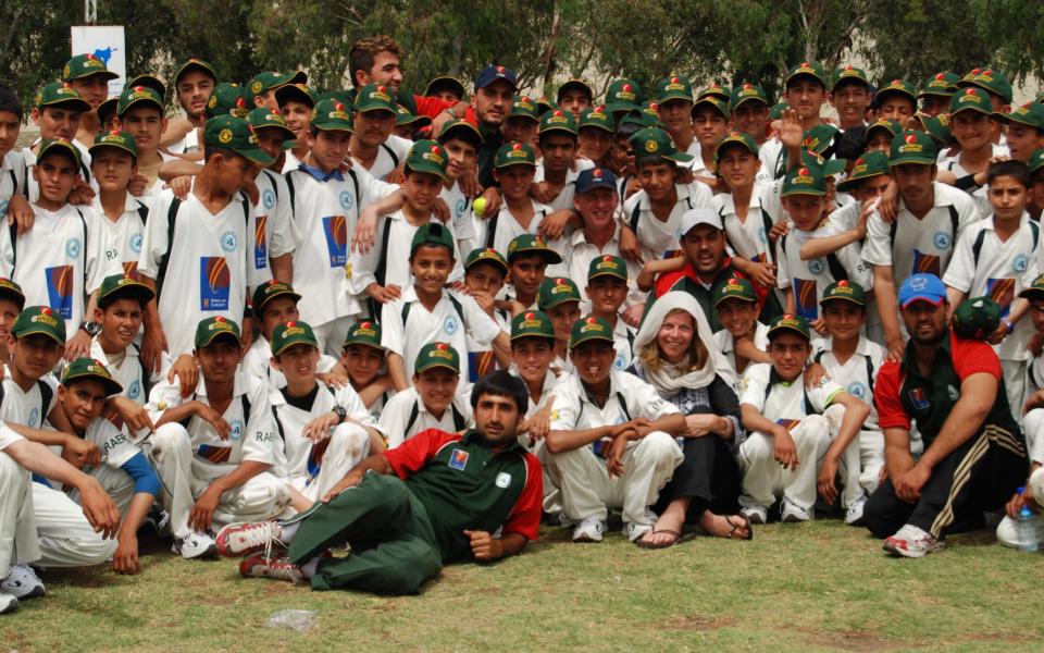 Fane has brought the sport to 22 provinces and built 100 pitches for more than 100,000 young Afghans to use - Credit: John Nguyen/JNVisuals/John Nguyen/JNVisuals