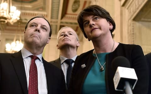 Arlene Foster and Nigel Dodds