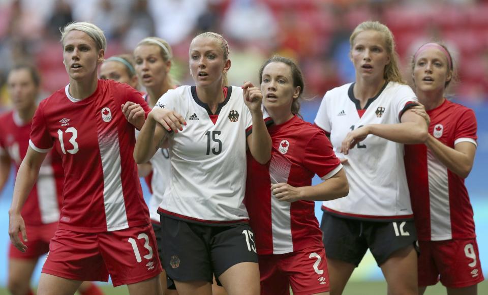 Football - Women's First Round - Group F Germany v Canada