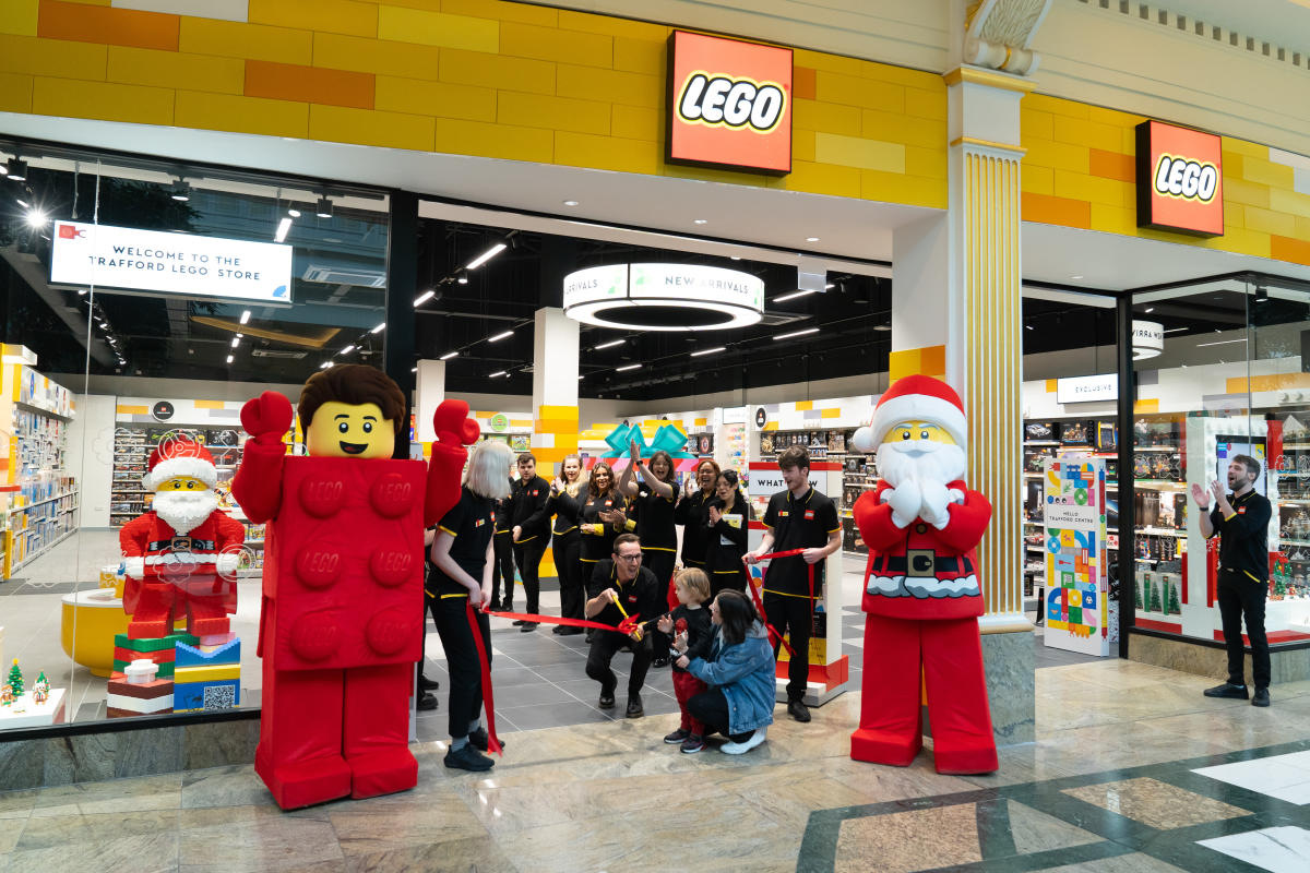 LEGO store opens at the Trafford Centre complete with Manchester