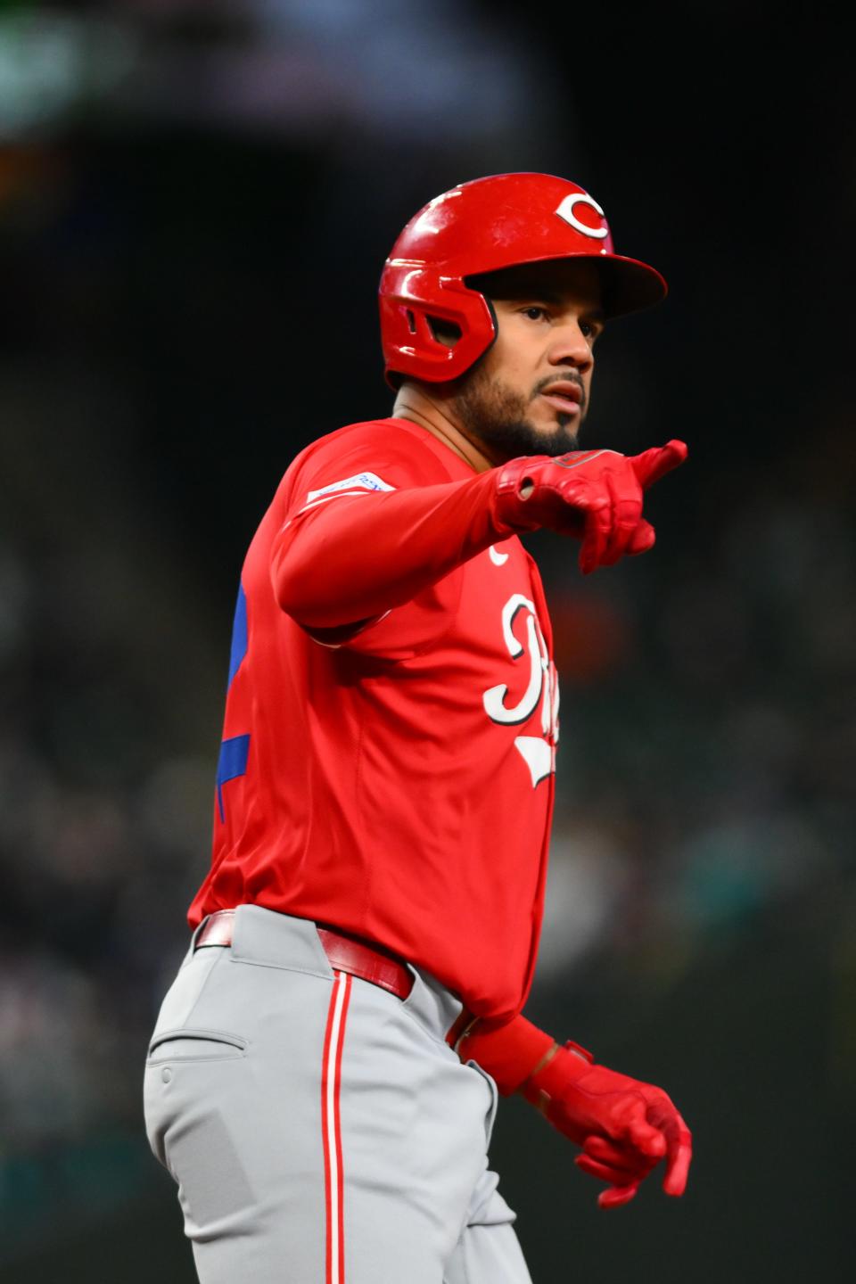 Jeimer Candelario is the latest Red to battle an illness, staying at the team hotel during Tuesday night's 3-1 Mariners  victory over the Reds.