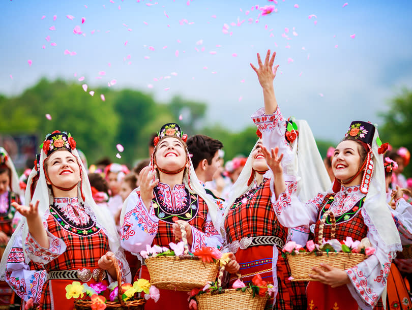 保加利亞卡贊勒克玫瑰節慶典