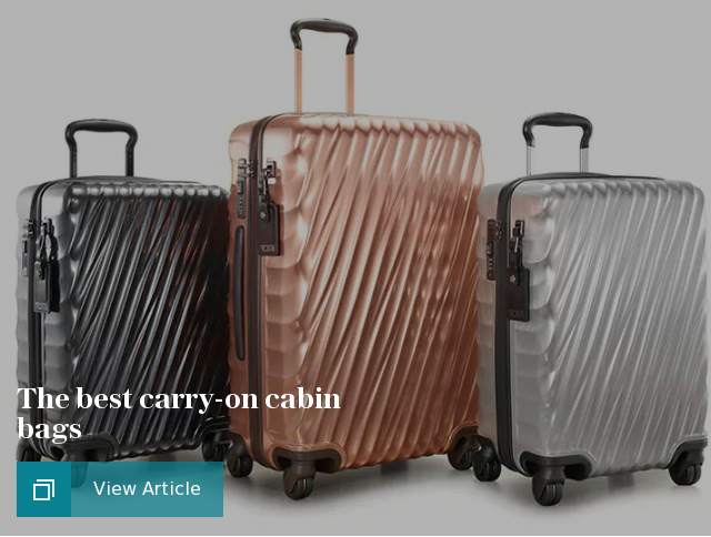 Tried and tested: the best carry-on cabin bags