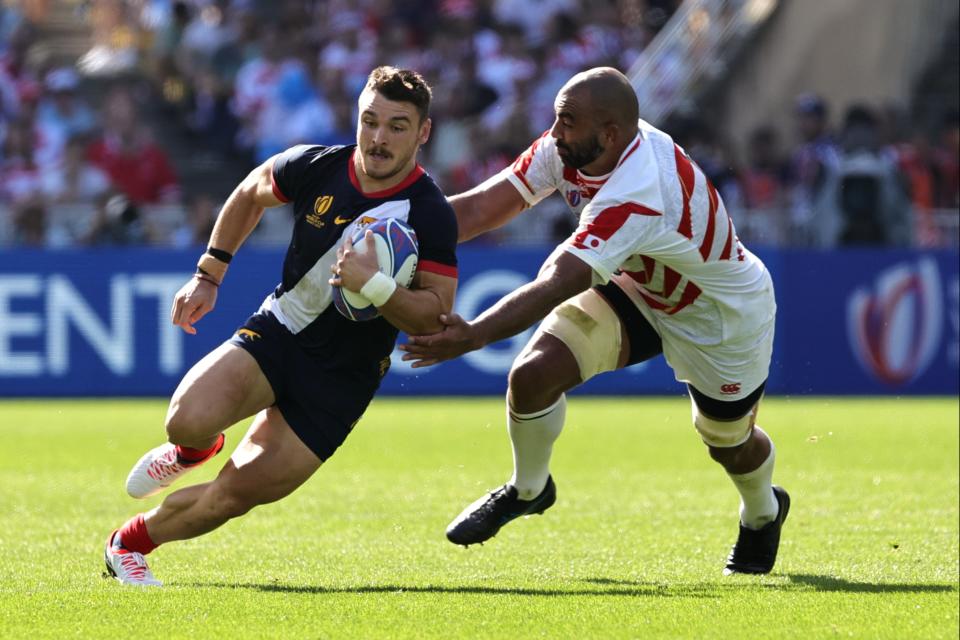 Mateo Carreras has been a constant threat and his hat-trick has Argentina poised for the last eight (Getty Images)