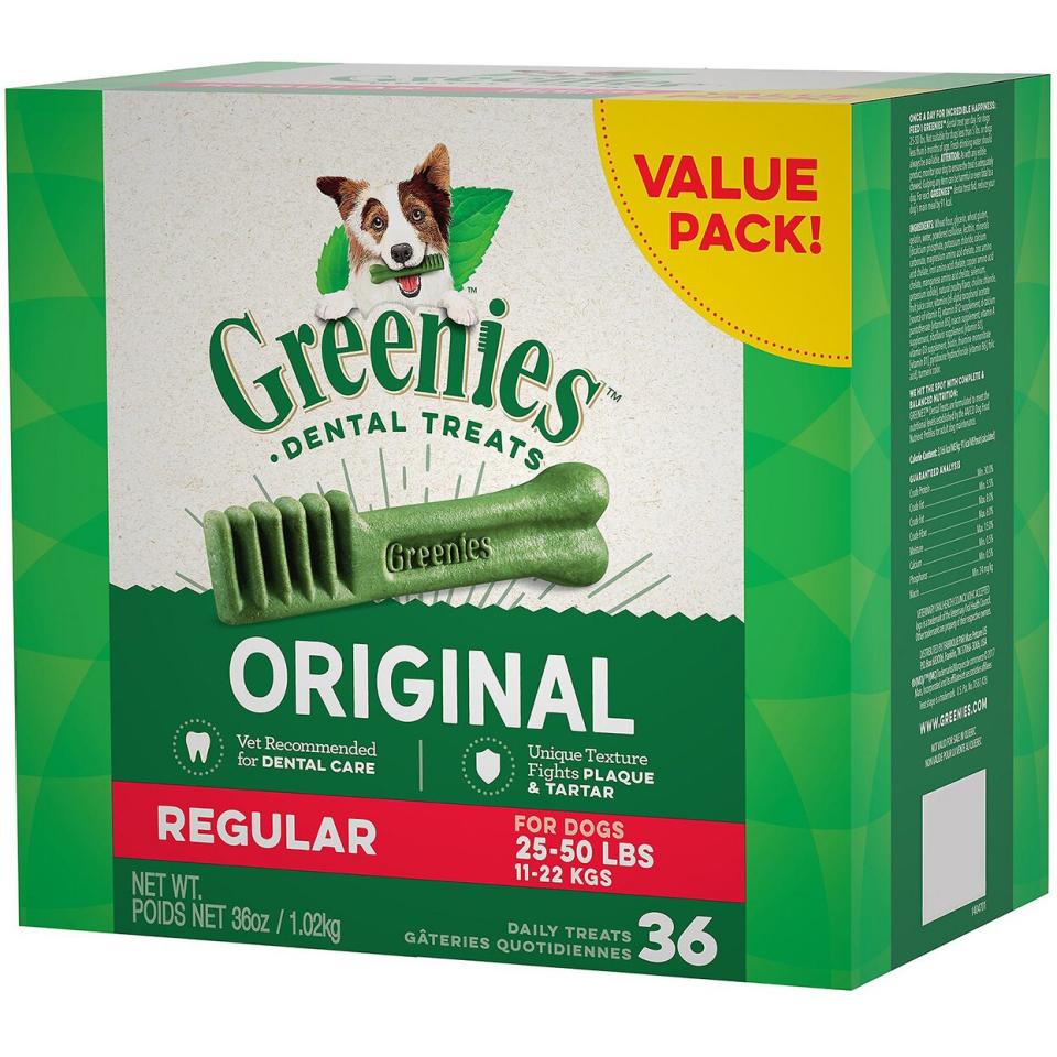 greenies dog dental treats