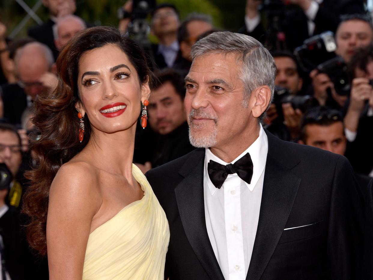 George and Amal Clooney.