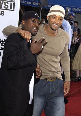 Martin Lawrence and Will Smith at the LA premiere of Columbia's Bad Boys II