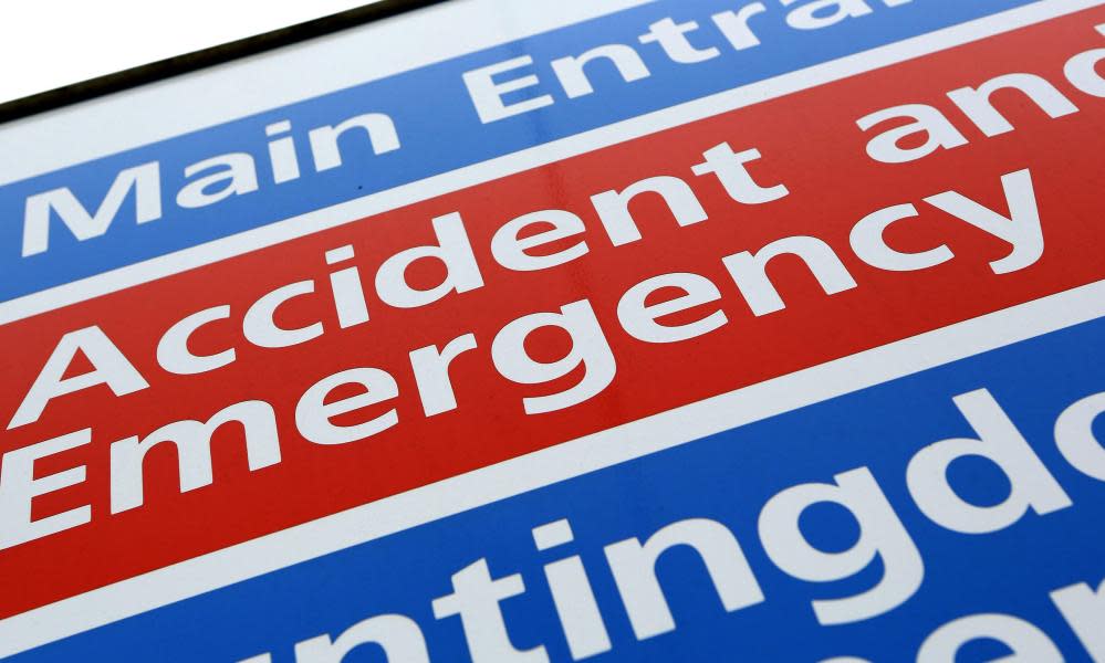 Accident & Emergency unit sign