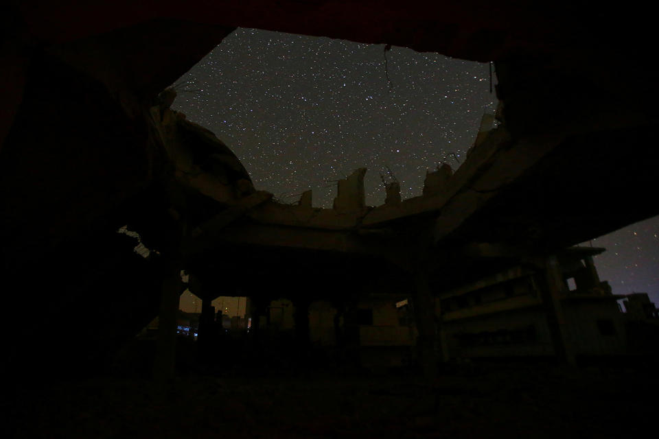 Starry nights and empty streets in Syria