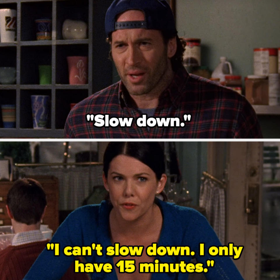 Screenshots from "Gilmore Girls"