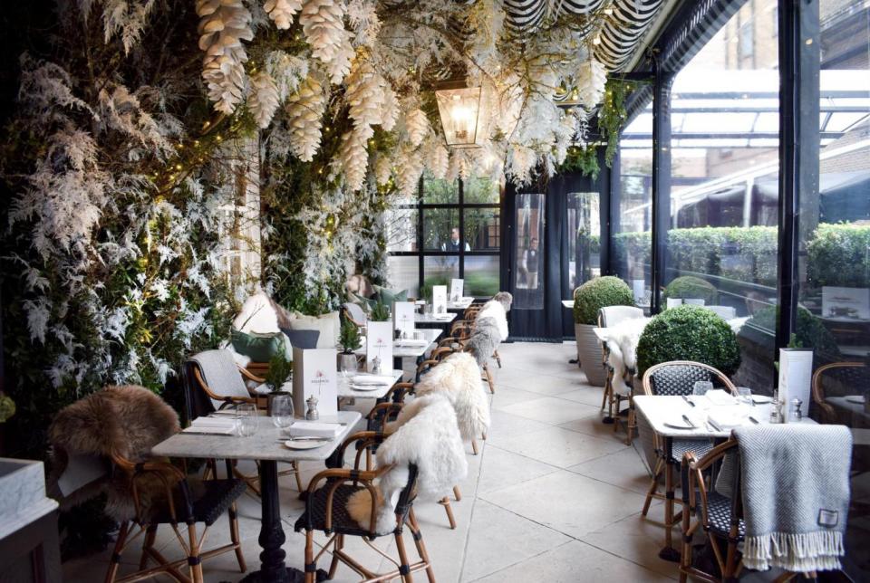 Winter chic: The picture-worthy terrace