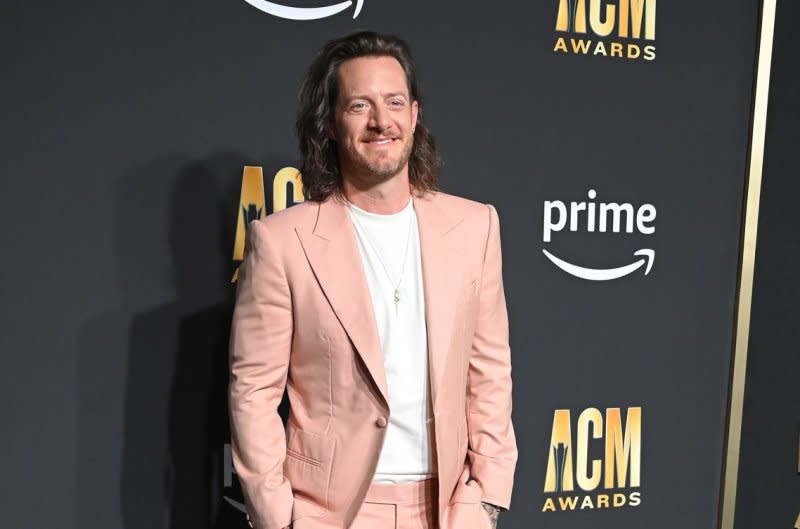 Tyler Hubbard attends the Academy of Country Music Awards in May. File Photo by Ian Halperin/UPI