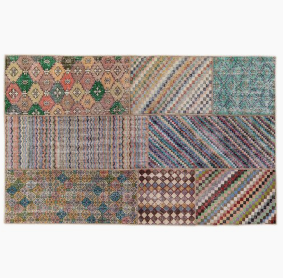 <p><a href="https://go.redirectingat.com?id=74968X1596630&url=https%3A%2F%2Fwww.onekingslane.com%2Fp-vintage-turkish-patchwork-wool-P77651177%3Fsku%3D77651177&sref=https%3A%2F%2Fwww.veranda.com%2Fshopping%2Fhome-accessories%2Fg44951101%2Fwhere-to-buy-vintage-rugs%2F" rel="nofollow noopener" target="_blank" data-ylk="slk:Shop Now;elm:context_link;itc:0;sec:content-canvas" class="link ">Shop Now</a></p><p>One Kings Lane</p><p>$5999.00</p>