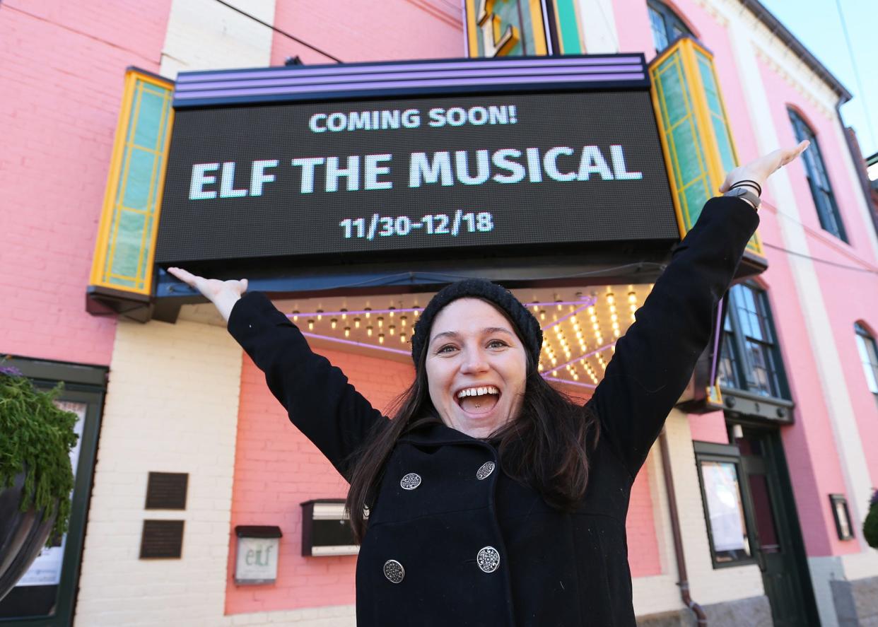 Brittany Wason, literary coordinator and content manager at The Music Hall in Portsmouth, is excited about "Elf The Musical" coming to the historic theater.