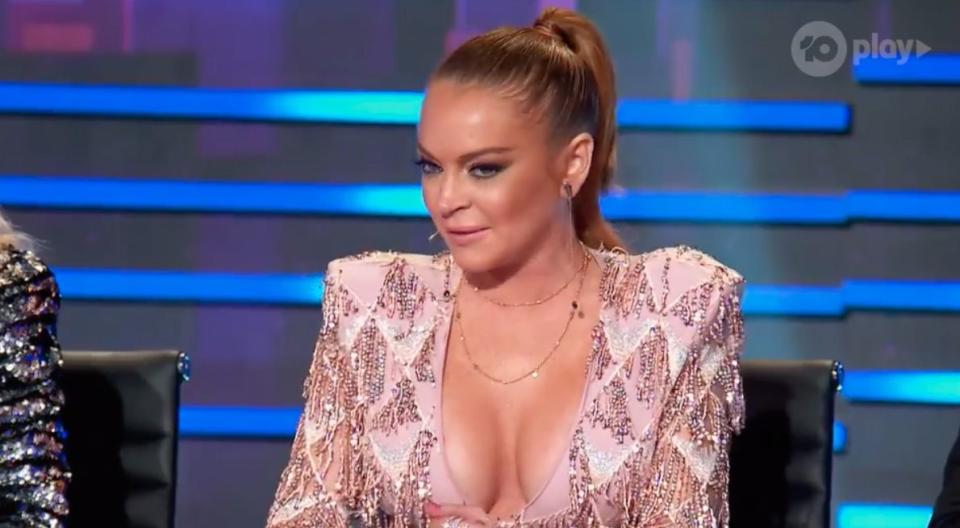 Lindsay Lohan on The Masked Singer Australia 