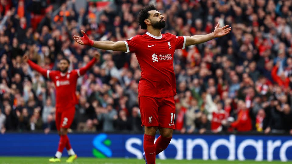 Mo Salah is hoping to lead Liverpool to a second Premier League title. - Molly Darlington/Reuters