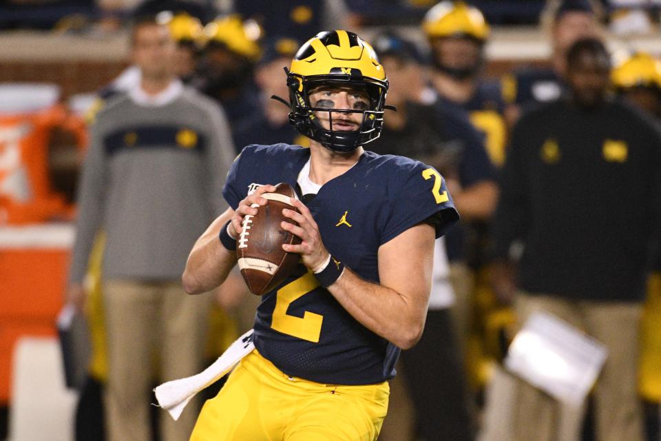 Shea Patterson and the Michigan Wolverines are 2-0 so far this season but haven't exactly impressed. Will that change against Wisconsin? (USA Today)