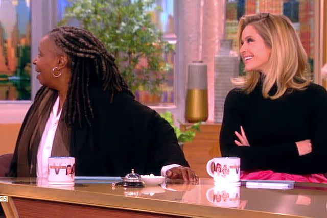 <p>ABC</p> Whoopi Goldberg and Sara Haines on 'The View'