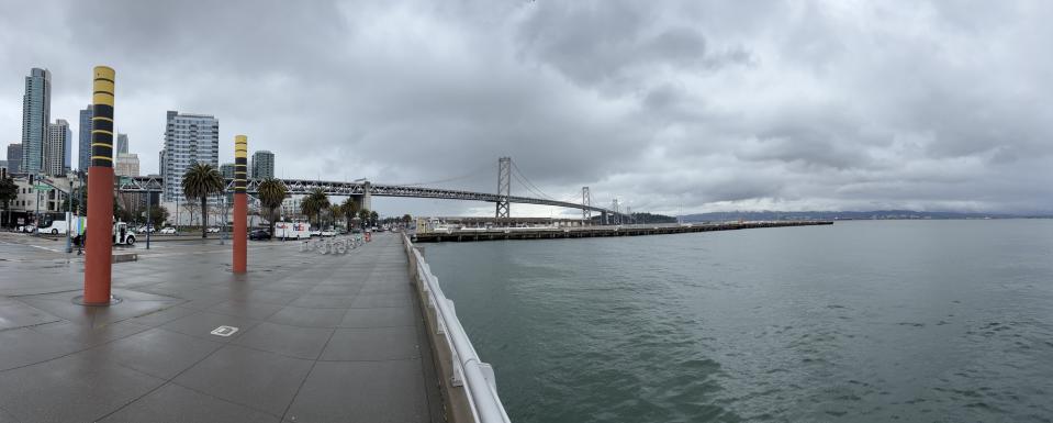 bay bridge panorama