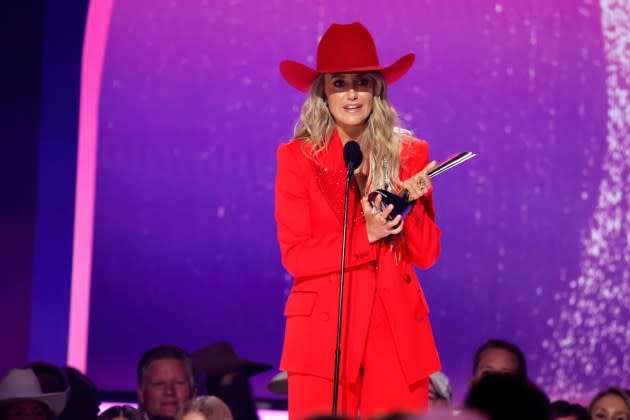 Lainey Wilson was named Entertainer of the Year at the 2024 ACM Awards. - Credit: Jason Kempin/GettyImages