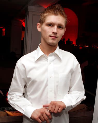 <p> Kevin Winter/Getty</p> Evan Ellingson poses at the TCA Party on July 18, 2008