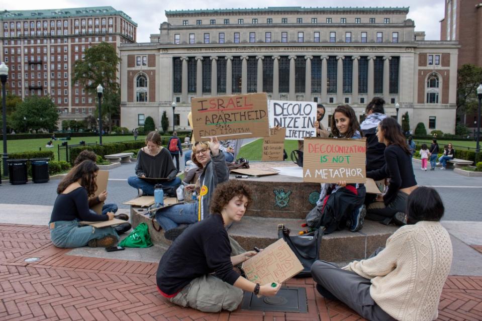 Jewish students from Columbia University who’ve experienced campus antisemitism will head to DC on Wednesday. AP