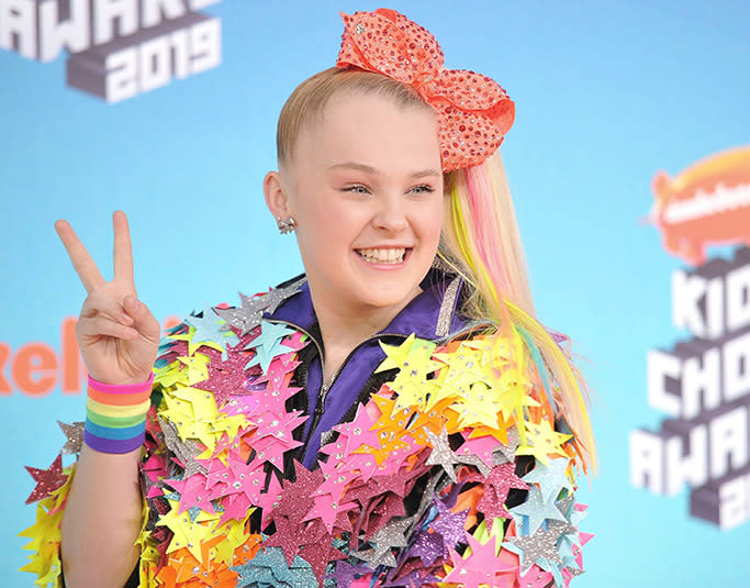 JoJo Siwa arrives at the Nickelodeon Kids' Choice Awards, at the Galen Center in Los Angeles2019 Kids' Choice Awards - Arrivals, Los Angeles, USA - 23 Mar 2019
