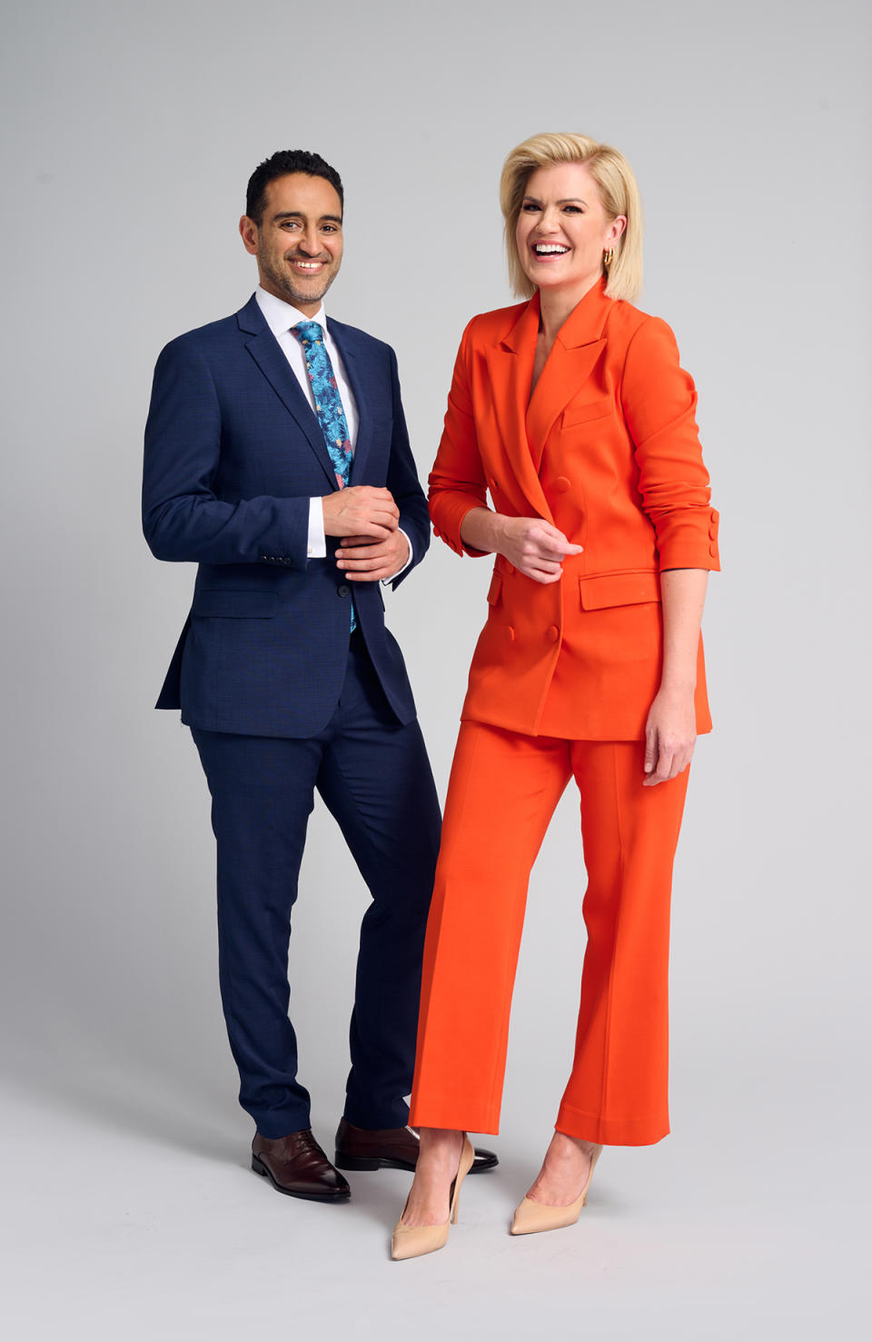 Waleed Aly and Sarah Harris