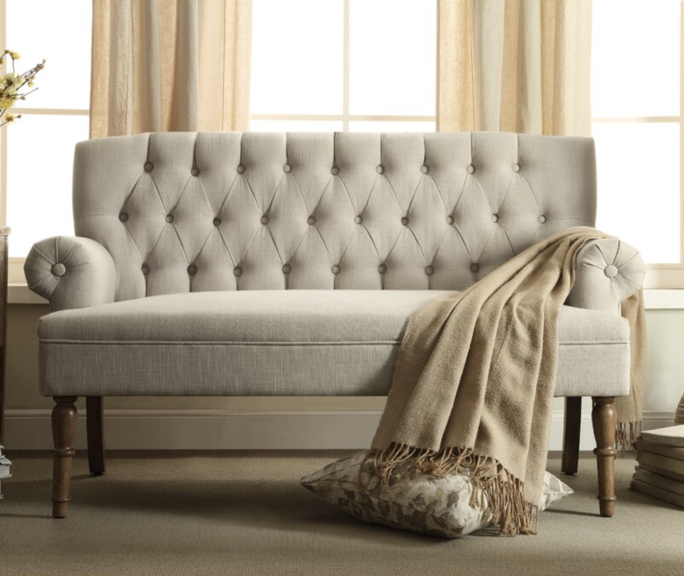 Andover Mills Bjorn 59" Rolled Arm Settee (Photo: Wayfair)