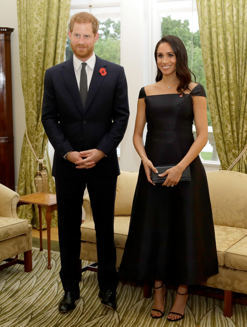 The Duchess of Sussex at Government House on October 28, 2018