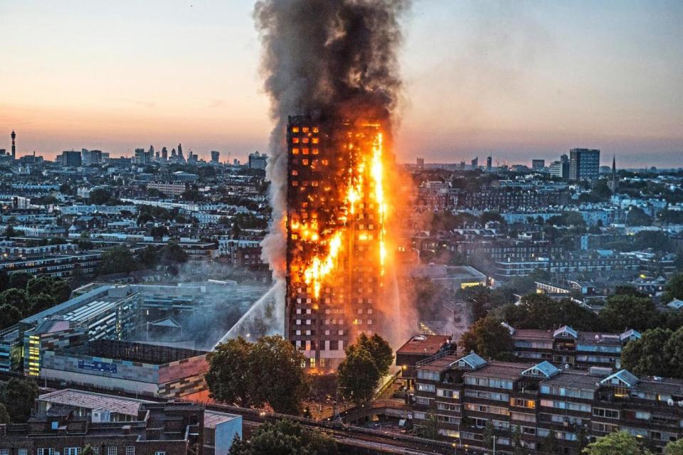 Blaze: The Grenfell Tower fire on June 14 2017 (Jeremy Selwyn)